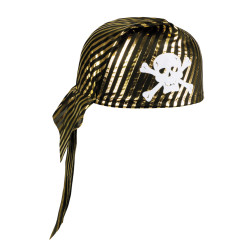 Šatka v tvare pirátskej čiapky